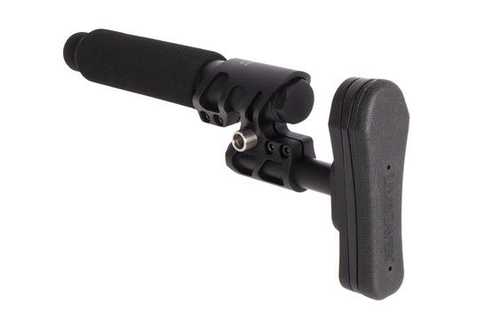 Odin Works Zulu 2.0 Adjustable rifle stock features a reversible QD sling swivel cup and easy LOP adjustments